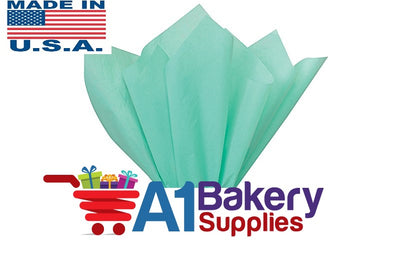 AQUA BLUE Color Gift wrap Tissue Paper 20 Inch x 30 Inch - 48 Sheets