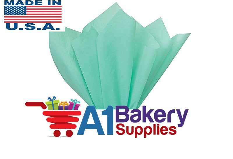 AQUA BLUE Color Gift wrap Tissue Paper 20 Inch x 26 Inch - 48 Sheets