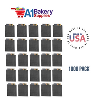 Black Flat Merchandise Bags, Medium, 1000 Pack - 10"x13"