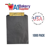 Black Flat Merchandise Bags, Medium, 1000 Pack - 8.5"x11"