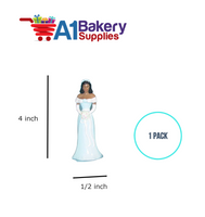 A1BakerySupplies Bridesmaid - Blue - A.A. 1 pack Wedding Accessories for Birthday Cake Decorations and Marriages