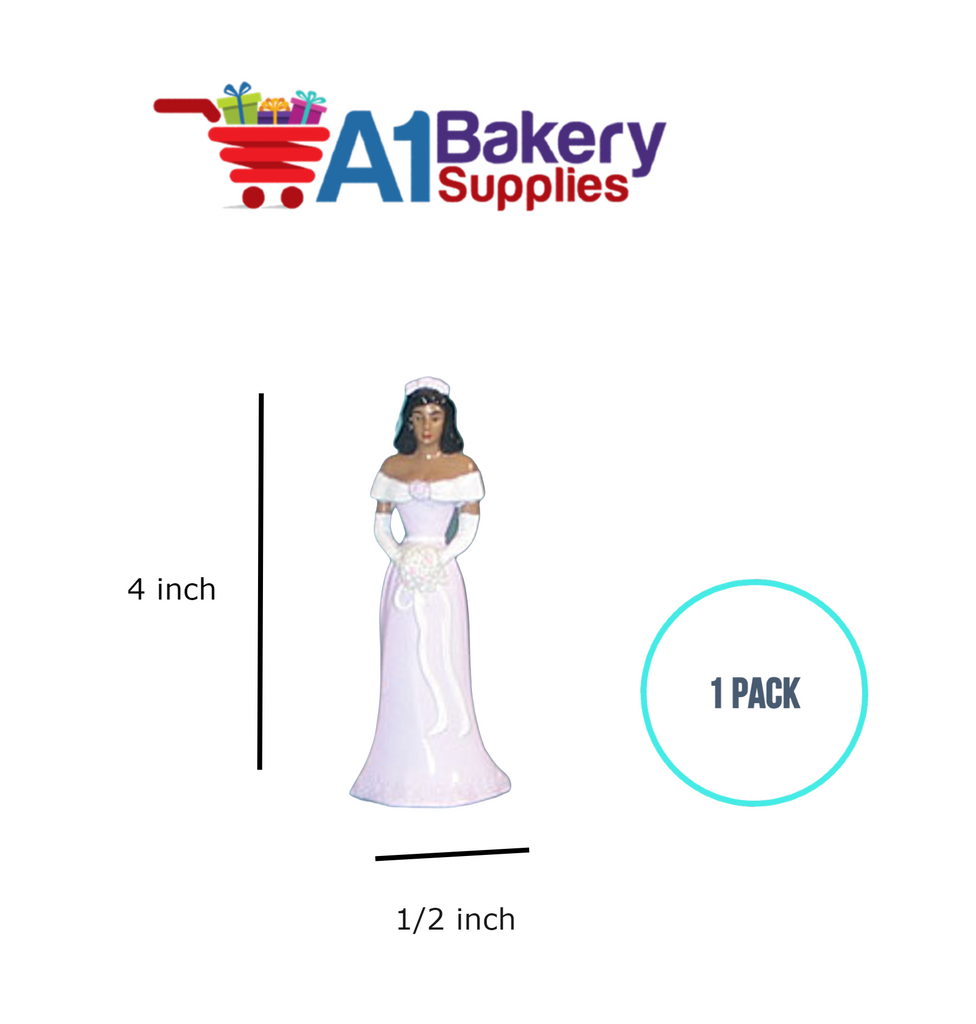 A1BakerySupplies Bridesmaid - Lavender - A.A. 1 pack Wedding Accessories for Birthday Cake Decorations and Marriages