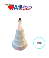 A1BakerySupplies Bridesmaid - Peach - A.A. 1 pack Wedding Accessories for Birthday Cake Decorations and Marriages