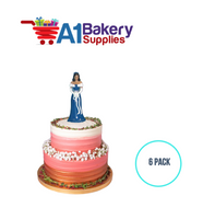 A1BakerySupplies Bridesmaid - Royal Blue - A.A. 6 pack Wedding Accessories for Birthday Cake Decorations and Marriages