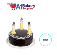 A1BakerySupplies Bridesmaid - Yellow - A.A. 1 pack Wedding Accessories for Birthday Cake Decorations and Marriages
