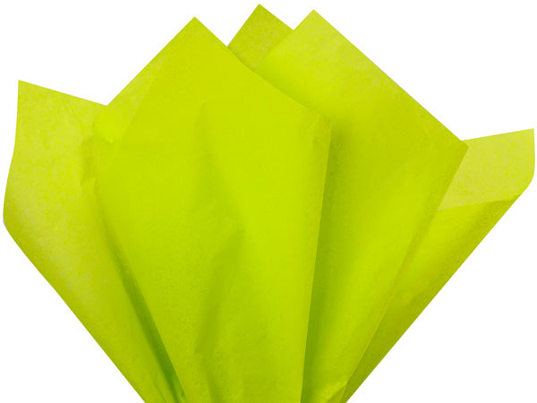 Citrus green Color Tissue Paper 20 Inch x 26 Inch - 24 Sheets