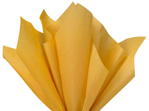 Noble gold Tissue Paper Squares, Bulk 10 Sheets, Premium Gift Wrap and