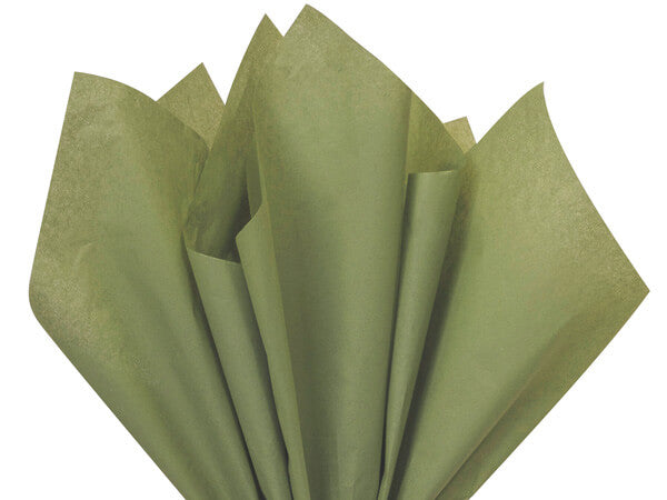 Tapestry Green Tissue Paper Squares, Bulk 480 Sheets, Premium Gift Wra