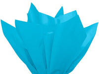 Turquoise Blue Tissue Paper Squares, Bulk 24 Sheets, Premium Gift Wrap and Art Supplies for Birthdays, Holidays, or Presents by A1BakerySupplies, Small 20 Inch x 26 Inch