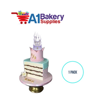 A1BakerySupplies Castle #8 Lighted! - White 1 pack Wedding Accessories for Birthday Cake Decorations and Marriages