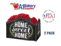 Chalkboard Home Sweet Home Basket Box, Theme Gift Box, Small 6.75 (Length) x 4 (Width) x 5 (Height), 2 Pack
