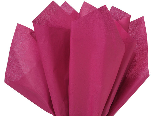 Cranberry Color Tissue Paper 15 Inch x 20 Inch - 480 Sheets
