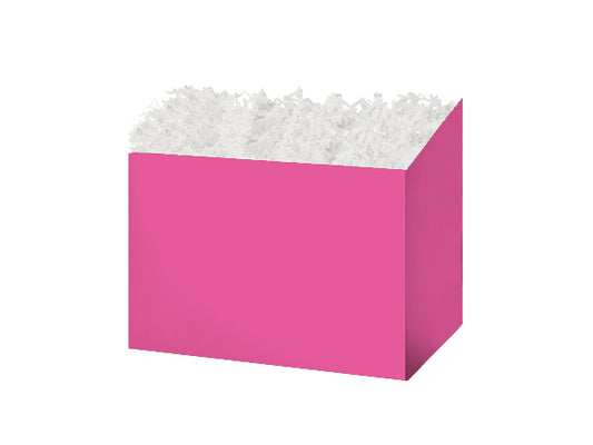 6 Pack Basket Gift Box Decorative Basket Gift Box Fuchsia Color Small Size