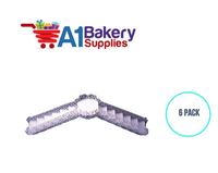 A1BakerySupplies Filigree Bridge & Stair Set-White 6 pack Wedding Accessories for Birthday Cake Decorations and Marriages