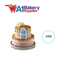 A1BakerySupplies Gothic Background 6 pack Wedding Accessories for Birthday Cake Decorations and Marriages