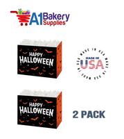 Happy Halloween Basket Box, Theme Gift Box, Small 6.75 (Length) x 4 (Width) x 5 (Height), 2 Pack