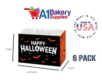 Happy Halloween Basket Box, Theme Gift Box, Small 6.75 (Length) x 4 (Width) x 5 (Height), 6 Pack