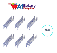 A1BakerySupplies Heart Stairway - 6 Steps - Crystal 6 pack Wedding Accessories for Birthday Cake Decorations and Marriages