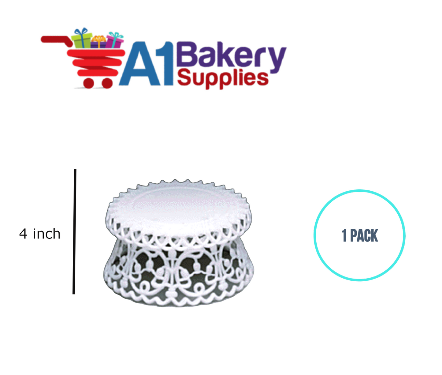 A1BakerySupplies Lily Base 1 pack Wedding Accessories for Birthday Cake Decorations and Marriages