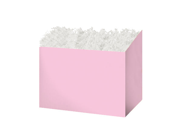 6 Pack Basket Gift Box Decorative Basket Gift Box Solid Pink Color Large Size