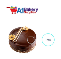 A1BakerySupplies Rings - Silver 1 pack Wedding Accessories for Birthday Cake Decorations and Marriages
