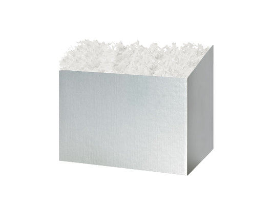 6 Pack Basket Gift Box Decorative Basket Gift Box Silver Color Small Size