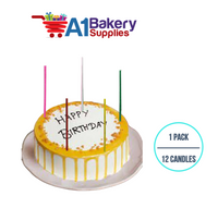 A1BakerySupplies Sparkler Birthday Candles-Multi Asst 1 pack for Birthday Cake Decorations and Anniversary