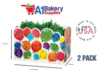 Celebrate Basket Box, Theme Gift Box, Small 6.75 (Length) x 4 (Width) x 5 (Height), 2 Pack