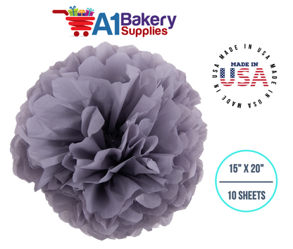 Morning Mist Color Tissue Paper 15 Inch x 20 Inch - 10 Sheets