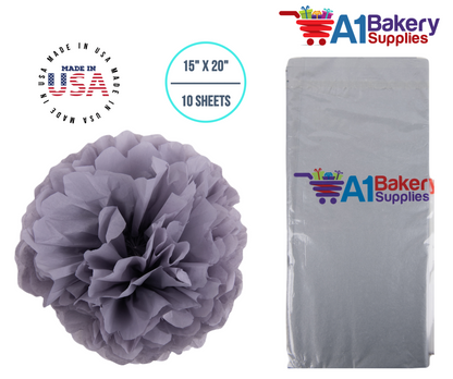 Morning Mist Color Tissue Paper 15 Inch x 20 Inch - 10 Sheets