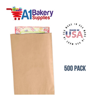 Kraft Flat Merchandise Bags, Medium, 500 Pack - 14-3/4"x18"