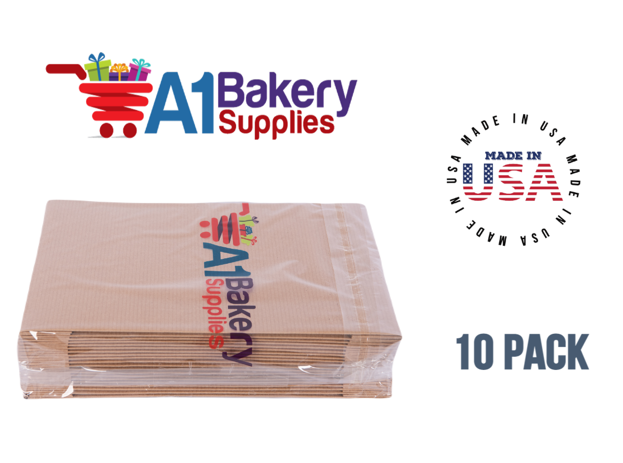 Kraft Brown Color Apparel Box for Men Shirts Gift Wrap Packaging Boxes, 15 x 9 1/2 x 2" - 10 Pack, Small