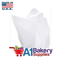 White Tissue Paper Squares, Bulk 10 Sheets, Premium Gift Wrap and Art Supplies for Birthdays, Holidays, or Presents by A1BakerySupplies, Small 15 Inch x 20 Inch